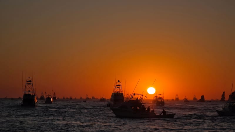 Beyond Limits Sportfishing crew on the water